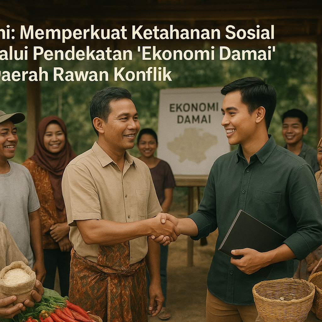 Opini: Memperkuat Ketahanan Sosial Melalui Pendekatan 'Ekonomi Damai' di Daerah Rawan Konflik