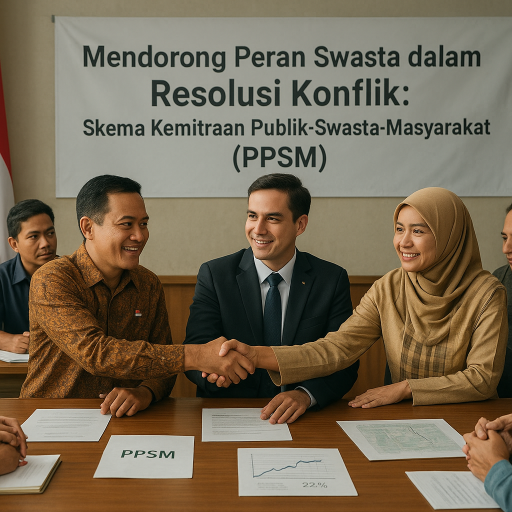 Mendorong Peran Swasta dalam Resolusi Konflik: Skema Kemitraan Publik-Swasta-Masyarakat (PPSM)