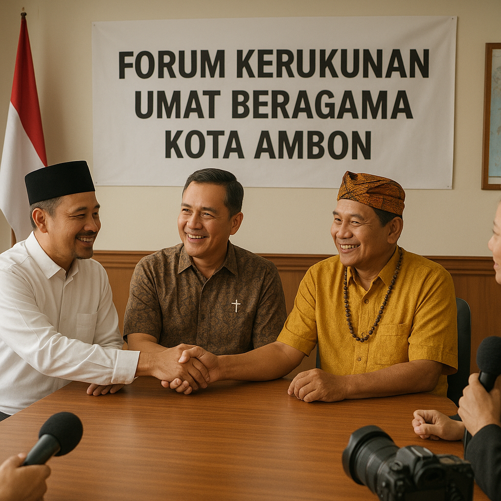 Forum Kerukunan Umat Beragama di Ambon Sukses Redam Potensi Konflik Pascapemilu