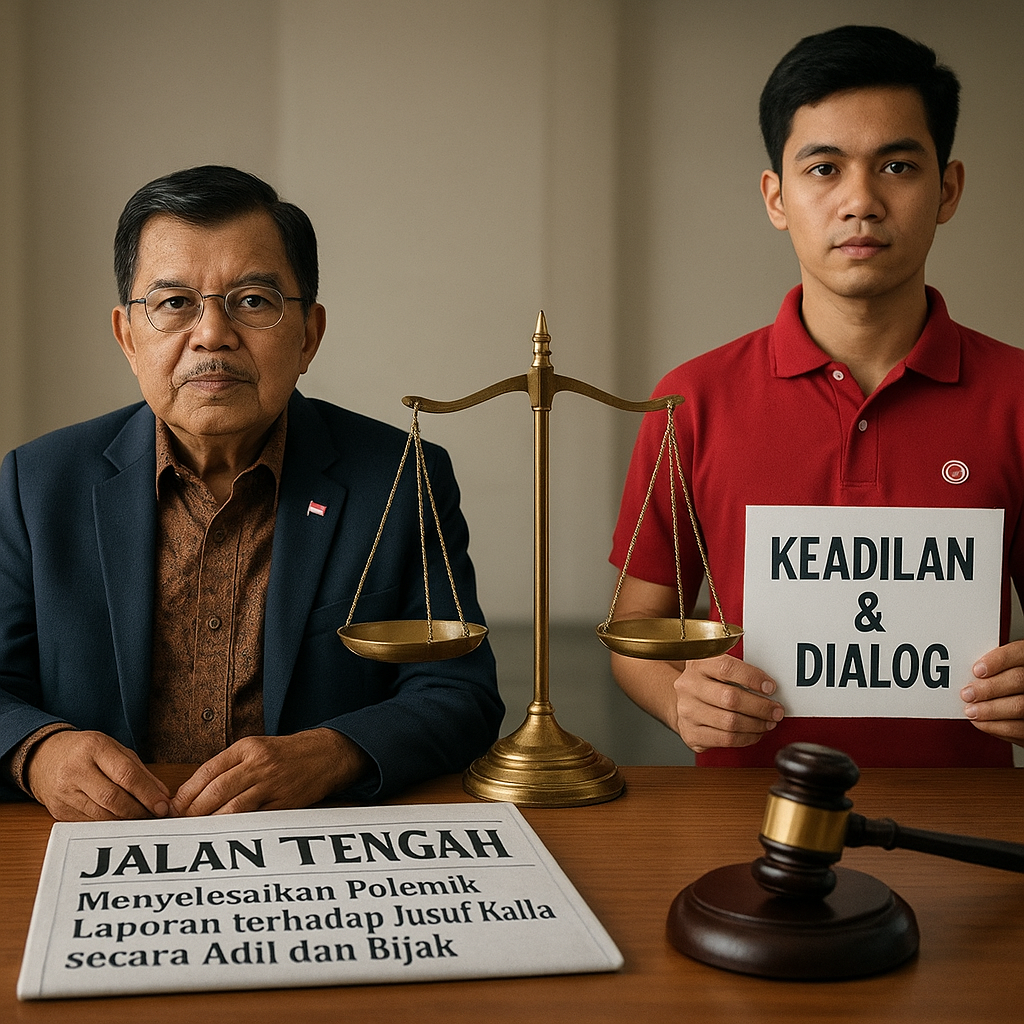 Jalan Tengah: Menyelesaikan Polemik Laporan terhadap Jusuf Kalla secara Adil dan Bijak