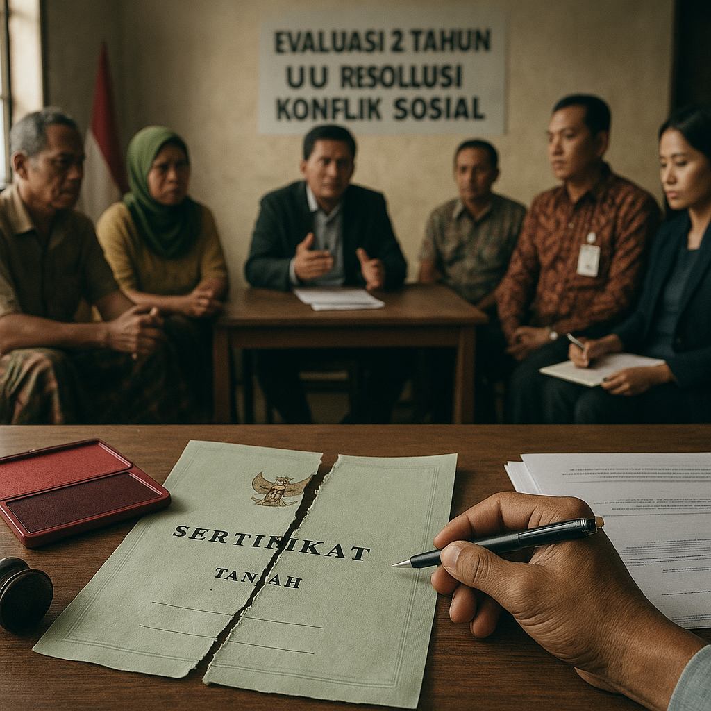 Evaluasi Dua Tahun UU Resolusi Konflik Sosial: Temuan Celah dalam Mediasi Konflik Agraria