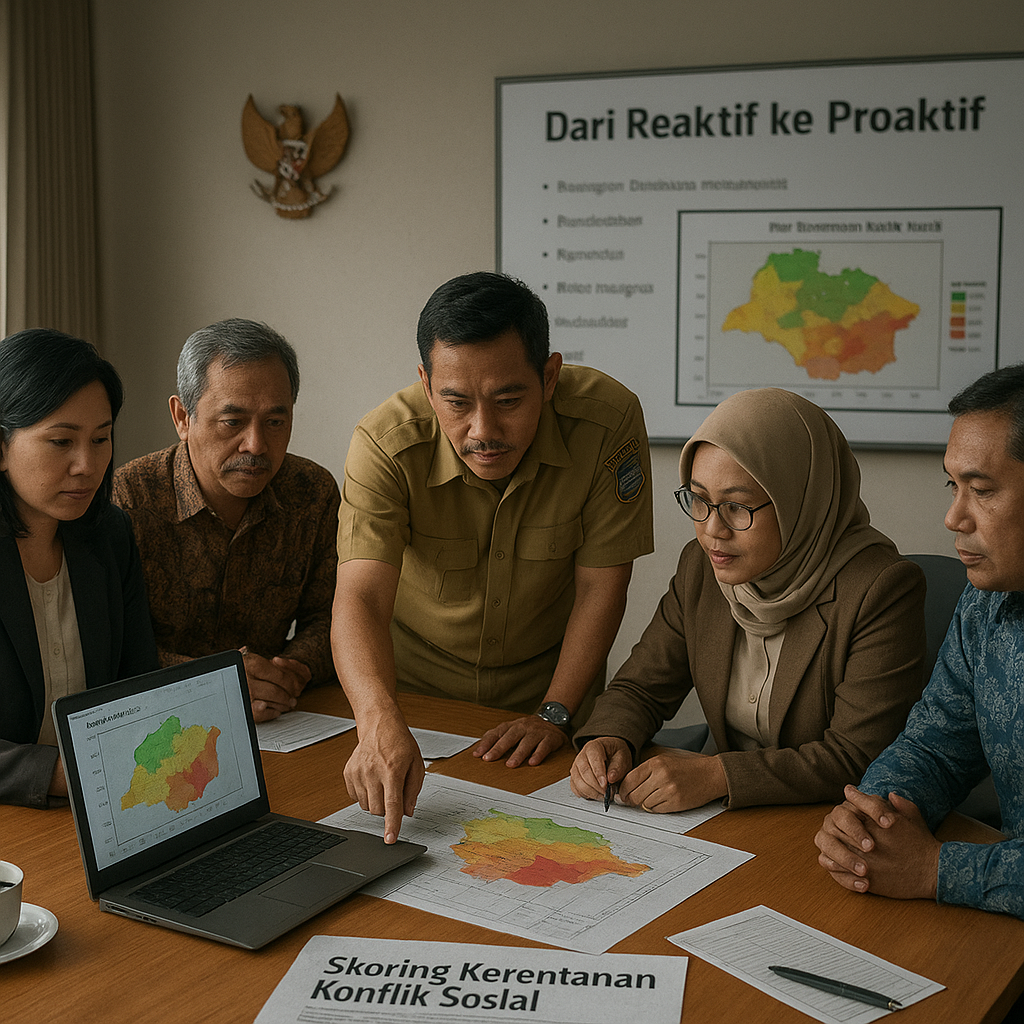 Opini: Dari Reaktif ke Proaktif – Perlunya Skoring Kerentanan Konflik Sosial di Level Kabupaten