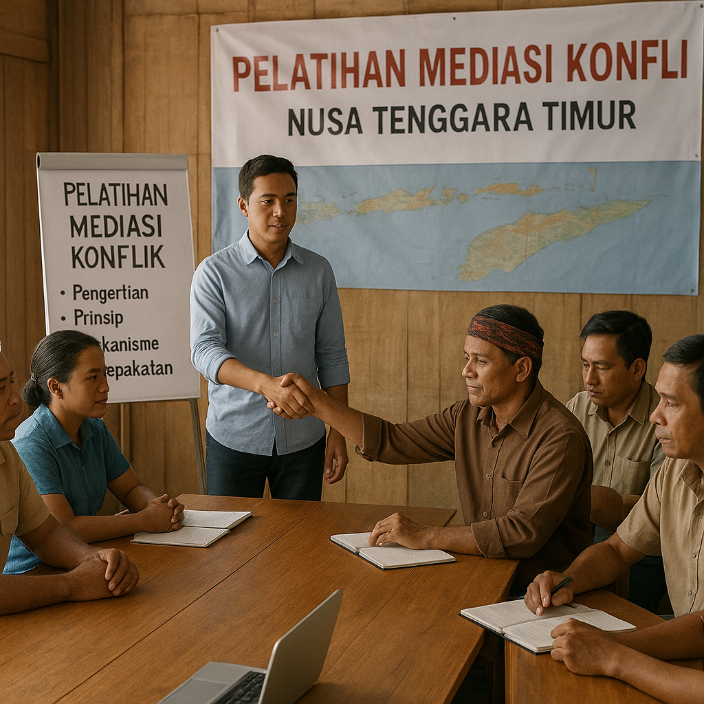 Peningkatan Kapasitas Aparat Desa dalam Mediasi Konflik Sosial: Pelatihan dan Implementasi di Nusa Tenggara Timur