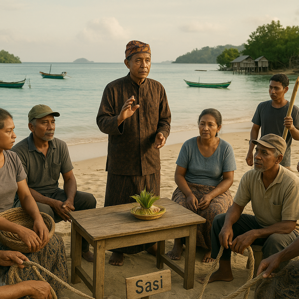 Kearifan Lokal 'Sasi' di Maluku sebagai Model Resolusi Konflik Sumber Daya Alam