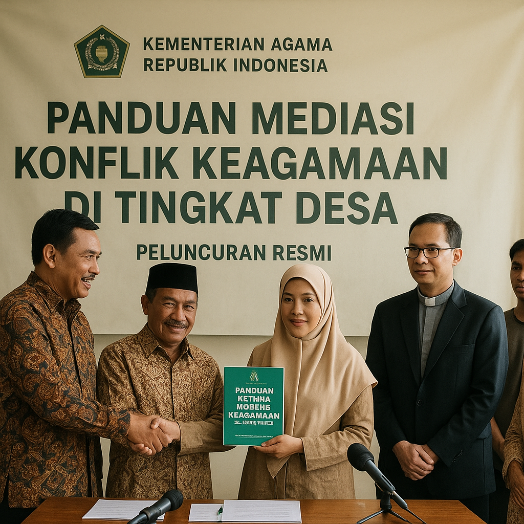 Kemenag Luncurkan Panduan Mediasi Konflik Keagamaan di Tingkat Desa