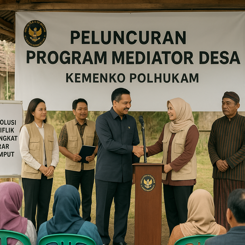 Kemenko Polhukam Luncurkan Program 'Mediator Desa' untuk Daerah Rawan Konflik