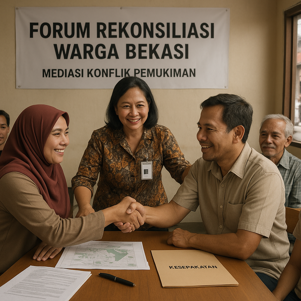 Forum Rekonsiliasi Warga Bekasi Sukses Mediasi Konflik Pemukiman