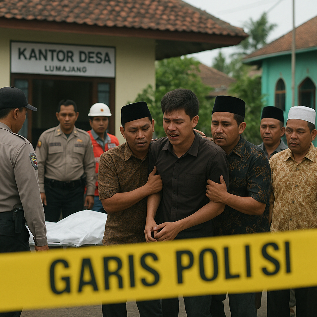 Motif Pembacokan Kades di Lumajang, Sakit Hati Temannya Dibentak Korban