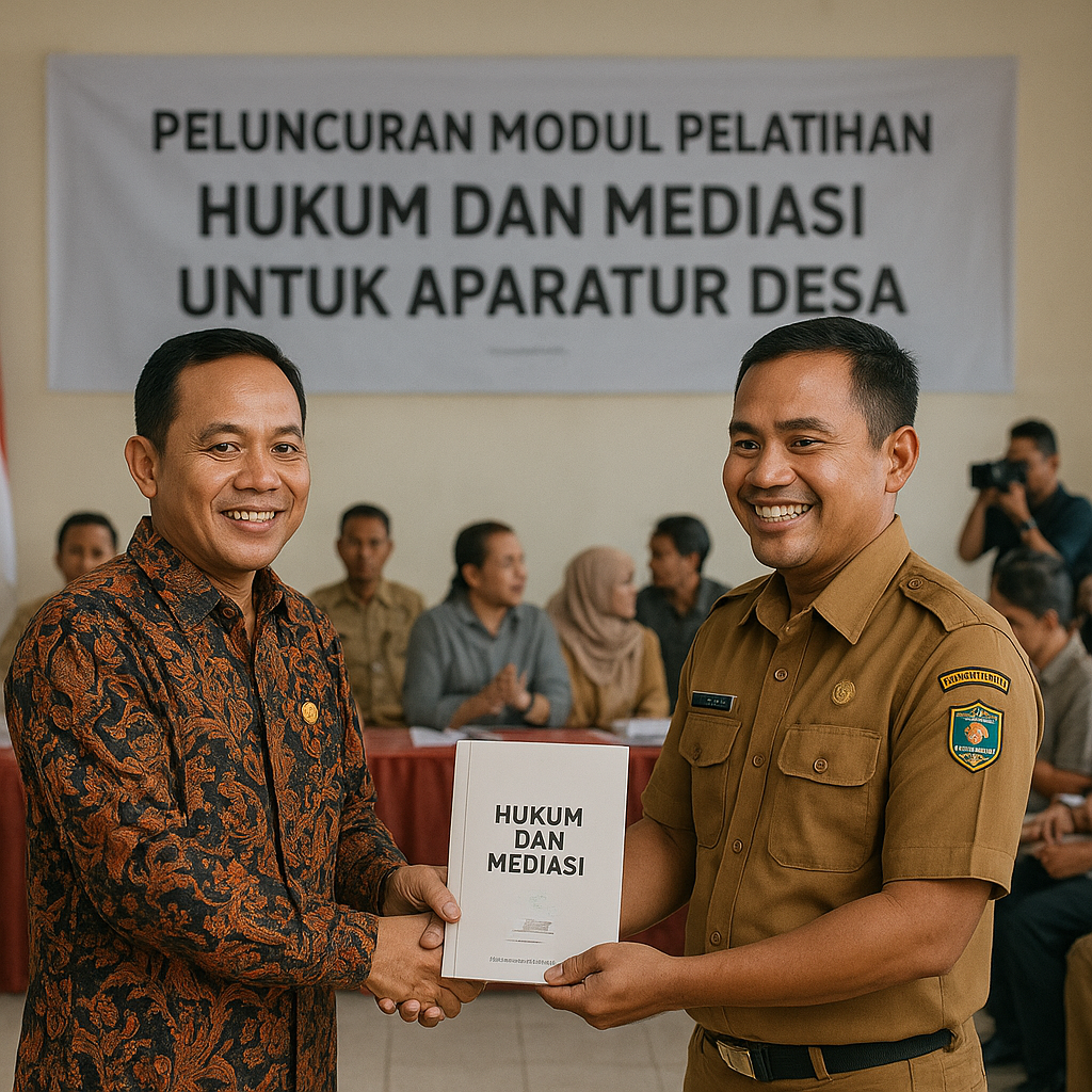 Kemenkumham Luncurkan Modul Pelatihan 'Hukum dan Mediasi' untuk Aparatur Desa di Daerah Rawan Konflik