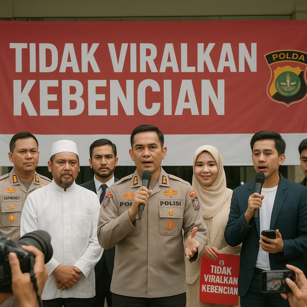Polda Metro Jaya Gandeng Ormas dan Influencer Agama untuk Kampanye 'Tidak Viralkan Kebencian'
