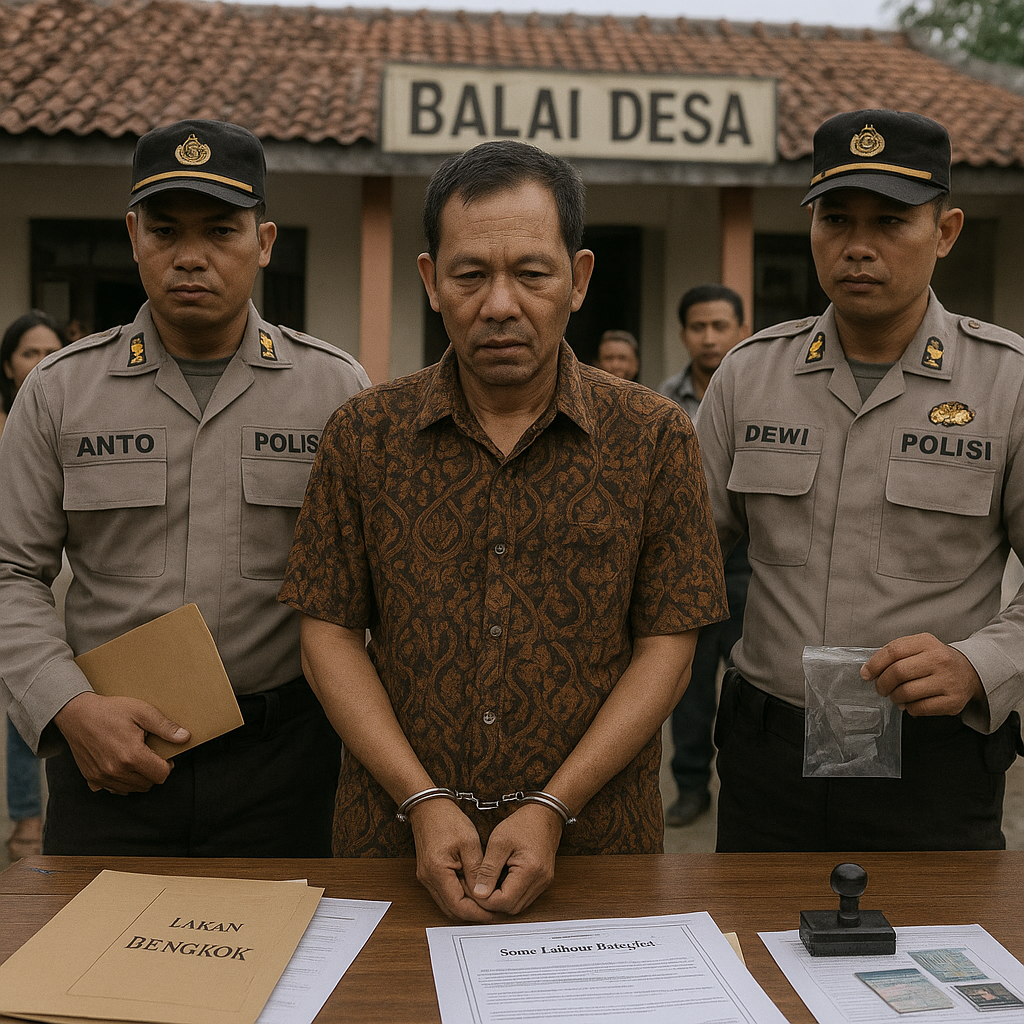 Terlibat Skandal Sewa Lahan Bengkok, Mantan Kades di Pamekasan Ditangkap Usai Buron 8 Bulan
