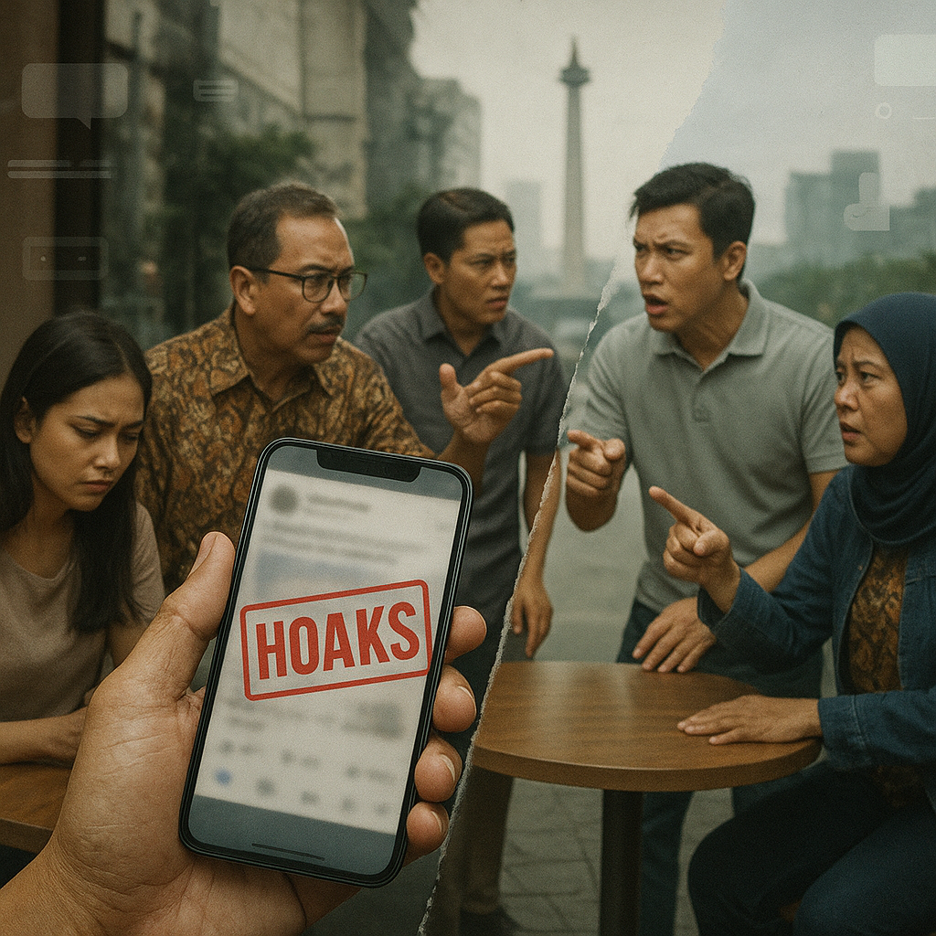 Peningkatan Ancaman Konflik Digital: Hoaks Memicu Polarisasi Sosial