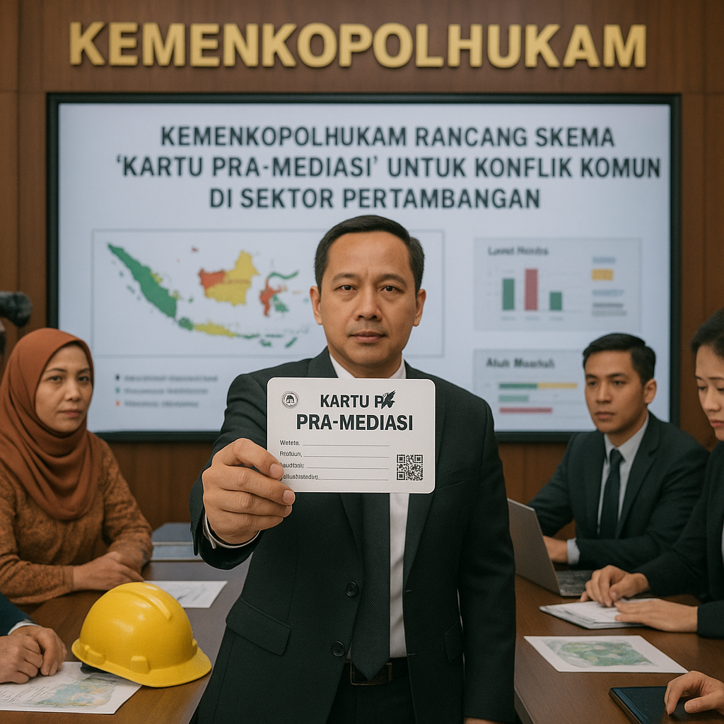 Kemenkopolhukam Rancang Skema 'Kartu Pra-Mediasi' untuk Konflik Komunal di Sektor Pertambangan