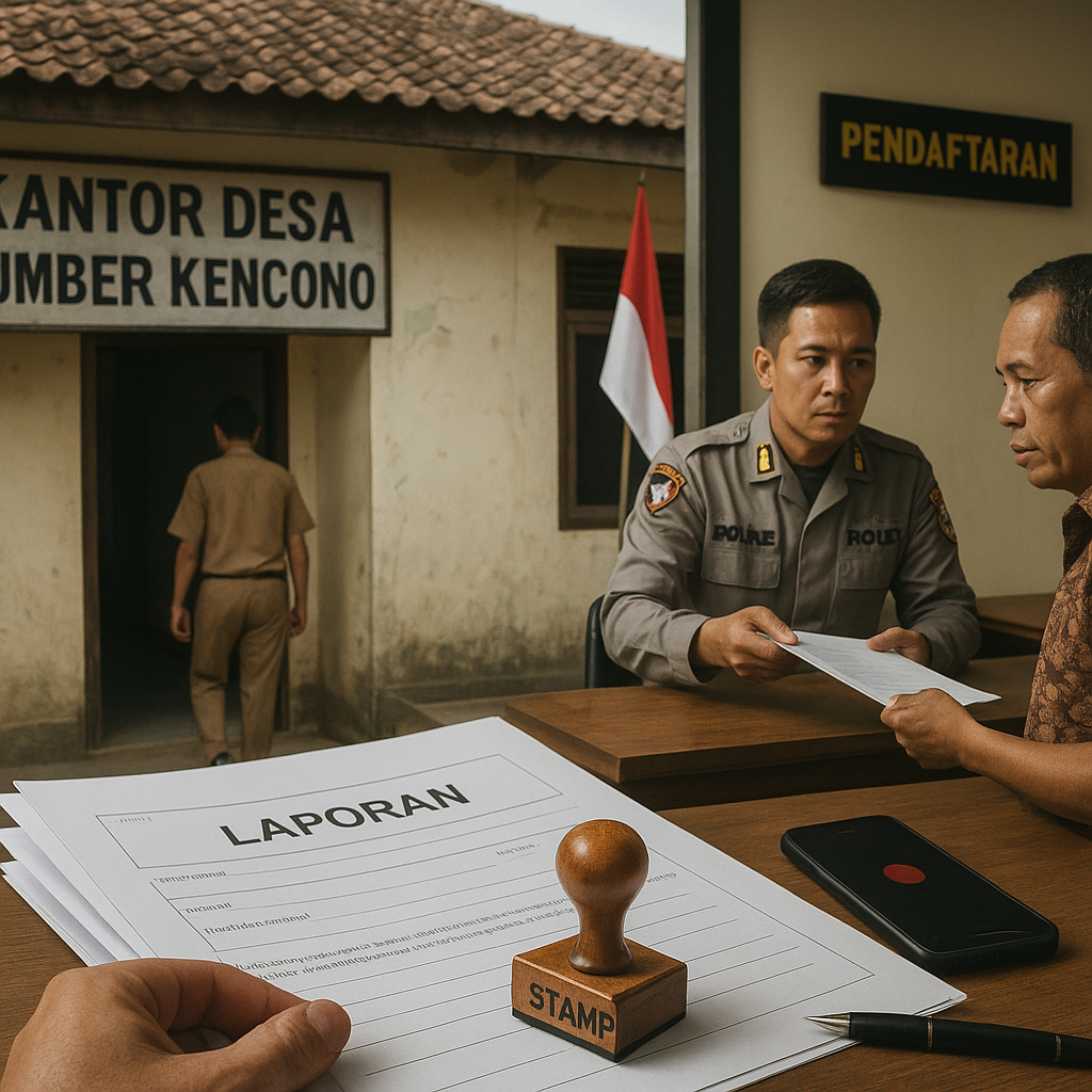 Sekdes Sumber Kencono Moch As’ad Dilaporkan ke Polisi Atas Dugaan Pemerasan